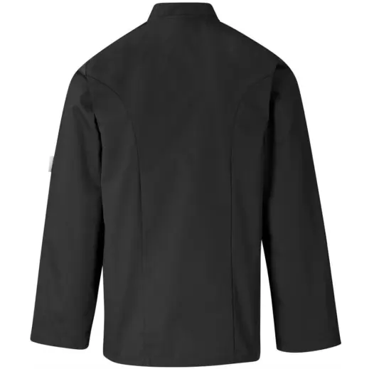 Unisex Long Sleeve Zest Chef Jacket Black Back